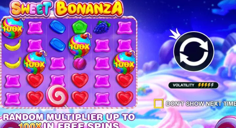Бонусы и акции sweet bananza